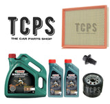 FOR FORD FOCUS ST  2.3 MK4 REPLACEMENT 6L CASTROL OIL & OIL & AIR FILTERS & SUMP