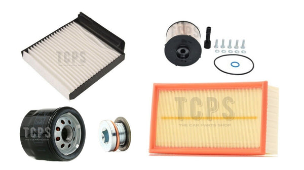FOR NISSAN NV200 1.5 dCi 2009+ COMPLETE REPLACEMENT FILTER SERVICE KIT & SUMP PL