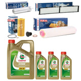 FOR BMW 330D MSPORT E90 FULL BOSCH SERVICE KIT WITH 8L CASTROL EDGE