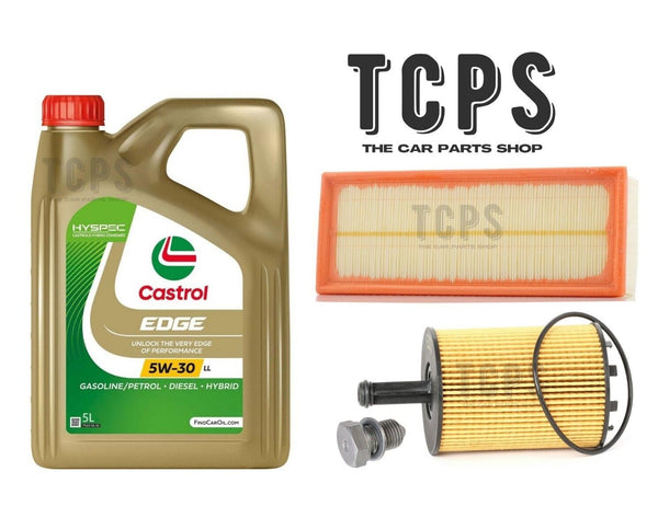 FITS VW CADDY MAXI C20 1.9 TDI REPLACEMENT 5L 5W30 CASTROL + OIL + AIR FILTERS