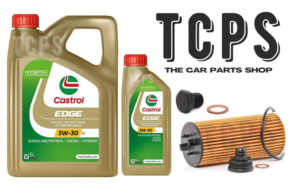 FOR BMW X1 F48 SDRIVE 18D REPLACEMENT 6L CASTROL OIL + OIL FILTER + SUMP PLUG
