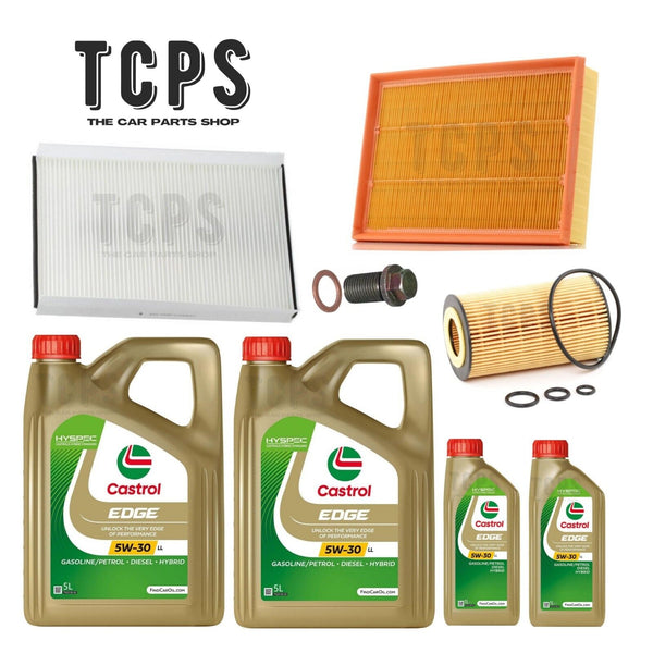 FOR MERCEDES SPRINTER 314 CDI 2.2 906 12L CASTROL + OIL + AIR + CABIN FILTERS