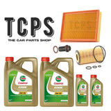 FOR MERCEDES SPRINTER 314 CDI 2.2 906 12L CASTROL & OIL & AIR FILTERS & SUMP PLU