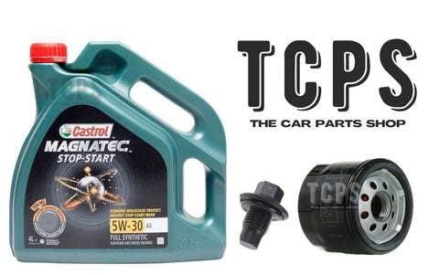 FOR FORD FIESTA ZETEC MK7 1.2 REPLACEMENT 4L CASTROL OIL WITH OIL FILTER & SUMP