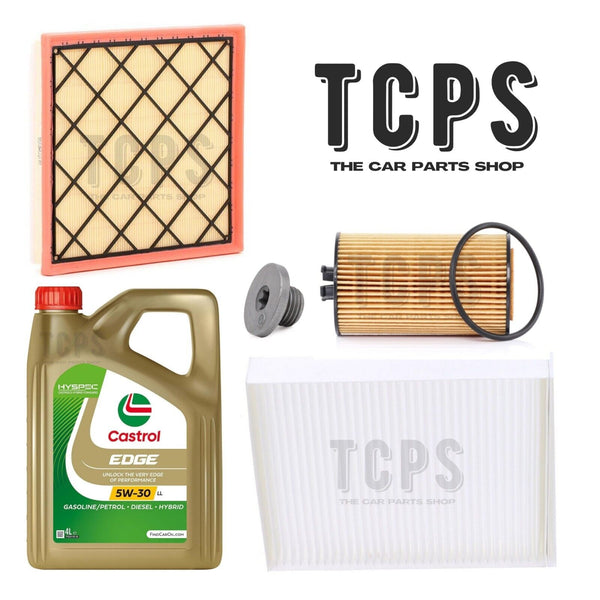FOR VAUXHALL INSIGNIA 1.4 TURBO MK1 REPLACEMENT 4L CASTROL & ALL FILTERS & SUMP