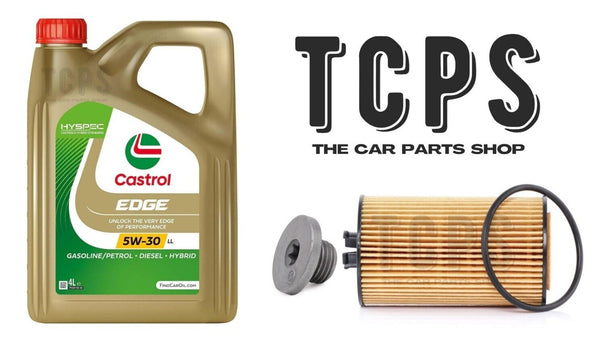 FOR VAUXHALL INSIGNIA 1.4 TURBO MK1 REPLACEMENT 4L CASTROL & OIL FILTER & SUMP P