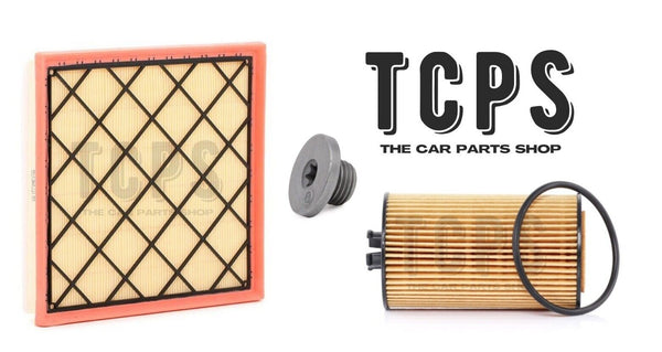 FOR VAUXHALL INSIGNIA 1.4 TURBO MK1 REPLACEMENT OIL + AIR FILTERS + SUMP PLUG