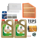 FOR BMW 650I 4.8 E64 FULL SERVICE KIT INC 8L CASTROL & ALL FILTERS & SPARK PLUGS