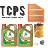 FOR BMW 650I 4.8 E64 REPLACEMENT 8L CASTROL OIL + OIL + AIR FILTERS + SUMP PLUG