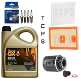 FOR SKODA OCTAVIA MK4 1.4 TSI FULL KIT 5L TRIPLE QX & ALL FILTERS & SPARK PL