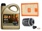 FOR SKODA OCTAVIA MK4 1.4 TSI 5L TRIPLE QX OIL + OIL + AIR FILTERS + SUMP PL