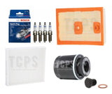 FOR SKODA OCTAVIA MK4 1.4 TSI COMPLETE FILTER KIT WITH SPARK PLUGS & SUMP PL