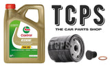 FOR VW UP 1.0 TSI GTI 2011+ REPLACEMENT 4L CASTROL OIL WITH OIL FILTER + SUMP PL
