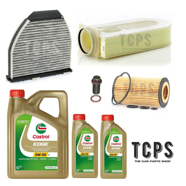 FOR MERCEDES CLS 250 D 2010 - 2018 KIT INC 7L CASTROL OIL & AIR & CABIN FILTERS
