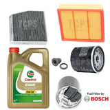 FOR MERCEDES B CLASS 180 CDI 1.5 W246 FULL SERVICE KIT 5L CASTROL & ALL FILTERS