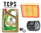 FOR MERCEDES B CLASS 180 CDI 1.5 W246 SERVICE 5L CASTROL OIL + OIL + AIR FILTERS