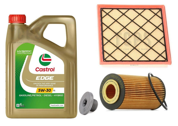 FOR VAUXHALL ASTRA VI 1.4 16V REPLACEMENT 4L CASTROL OIL + OIL + AIR FILTERS