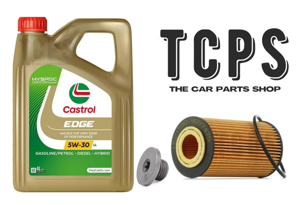 FOR VAUXHALL ASTRA VI 1.4 16V REPLACEMENT 4L CASTROL OIL & OIL FILTER & SUMP PLU