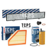 FOR BMW 120D 2.0 M SPORT E88 07-13 BOSCH OIL AIR CABIN FILTERS SERVICE KIT
