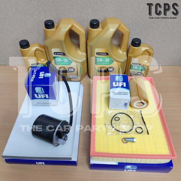 TO FIT MERCEDES SPRINTER 5-T VAN 2009-2018 UFI FILTERS & NEW 12L TECHNOLUBE OIL