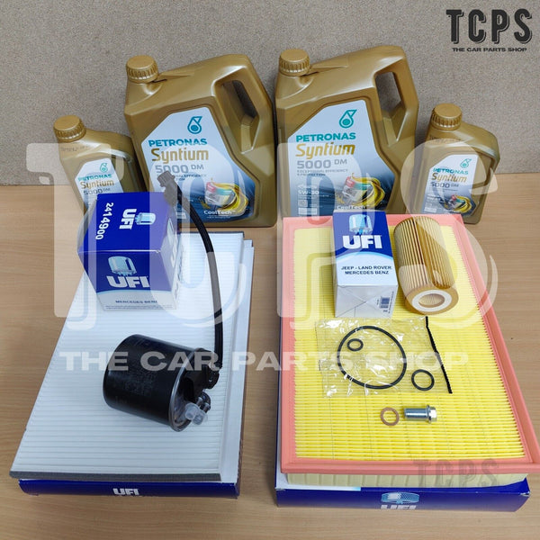FOR MERCEDES SPRINTER PLATFORM 09-18 ALL UFI FILTERS & 12L PETRONAS OIL