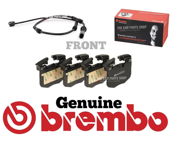 FITS BMW 320i MSPORT G30 BREMBO FRONT BRAKE PADS SET & 1 SENSOR