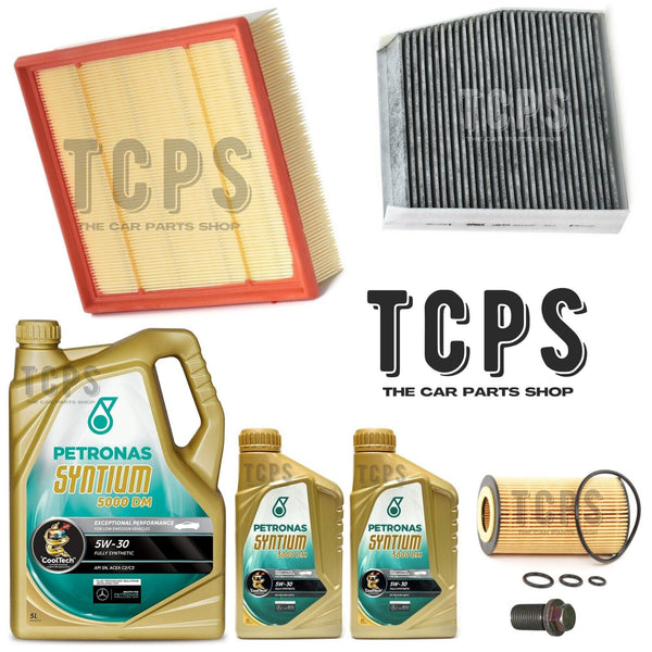 FITS MERCEDES A200 AMG 2012+ SERVICE OIL & AIR & CABIN FILTERS & 7L PETRONAS OIL