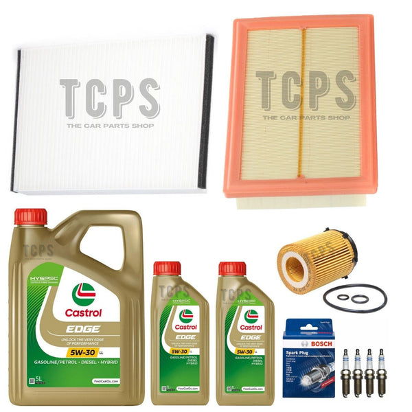 FOR MERCEDES C200 2.0 W205 2013+ FULL FILTER KIT WITH 7L CASTROL OIL & SPARK PLU