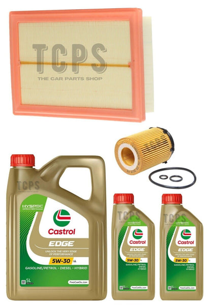 FOR MERCEDES C200 2.0 W205 2013+ SERVICE OIL & AIR FILTER PACK WITH 7L CASTROL