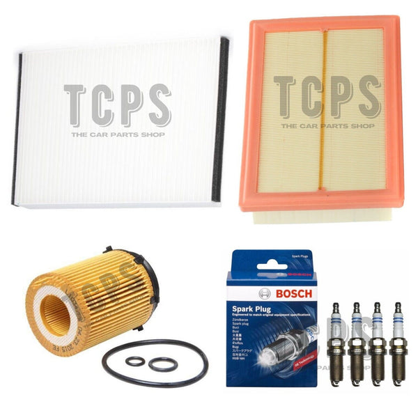 FOR MERCEDES C200 2.0 W205 2013+ COMPLETE FILTER REPLACEMENT KIT WITH SPARK PLUG