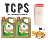 FOR BMW X5 30D E70 SERVICE OIL + AIR + FILTERS + 8L CASTROL OIL + SUMP PLUG