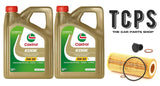 FOR BMW X5 30D E70 REPLACEMENT OIL FILTER WITH 8L CASTROL EDGE OIL & SUMP PLUG
