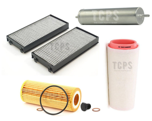 FOR BMW X5 30D E70 COMPLETE REPLACEMENT FILTER SERVICE KIT WITH SUMP PLUG