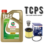 FOR VW GOLF MK5 1.6 FSI 2003+ OIL CHANGE KIT 5L CASTROL MOTOR OIL BOSCH FILTER
