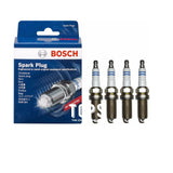 FOR VW GOLF MK5 1.6 FSI 2003+ REPLACEMENT BOSCH SPARK PLUGS X4