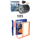 FITS VW POLO MK5 1.0 PETROL 2014+ OIL FILTER AND AIR FILTER BY BOSCH