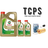 FITS FORD FOCUS RS MK2 2.5 PETROL 2007+ OIL CHANGE KIT 6L CASTROL BOSCH FILTER
