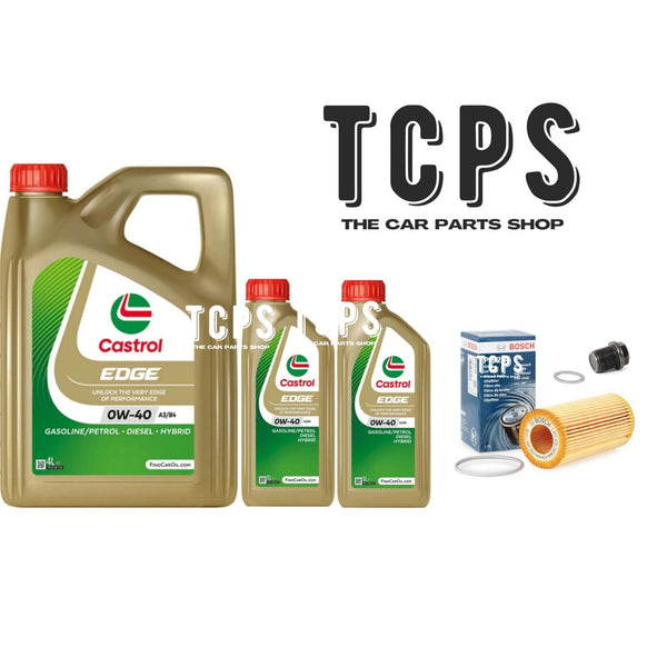 FITS FORD FOCUS RS MK2 2.5 PETROL 2007+ OIL CHANGE KIT 6L CASTROL BOSCH FILTER