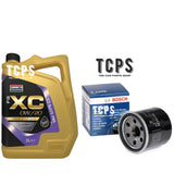 FOR KIA PICANTO MK3 1.2 PETROL 2017+ 5L 0W20 ENGINE OIL AND BOSCH OIL FILTER