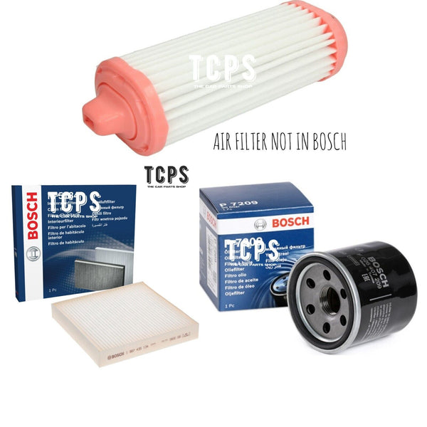 FOR KIA PICANTO MK3 1.2 PETROL 2017+ BOSCH OIL CABIN FILTERS WITH AIR FILTER