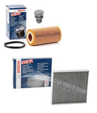 FOR AUDI RS3 2.5 TFSI 8V BOSCH OIL & AIR FILTER AND SUMP PLUG SERVICE KIT