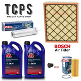 FOR BMW X5 3.0 SD XDRIVE E70 BOSCH SERVICE KIT 10L MILLERS & AIR OIL FUEL PACK