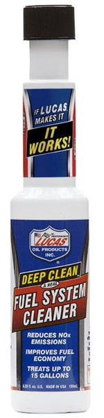 LUCAS DEEP CLEAN FUEL SYSTEM CLEANER NEW 473ML REDUCES EMISSION TREATS UPTO 115L