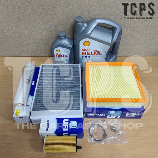 FITS BMW 316d 318d XDRIVE F31 2012-19 6L SHELL ENGINE OIL & NEW UFI FILTERS KIT