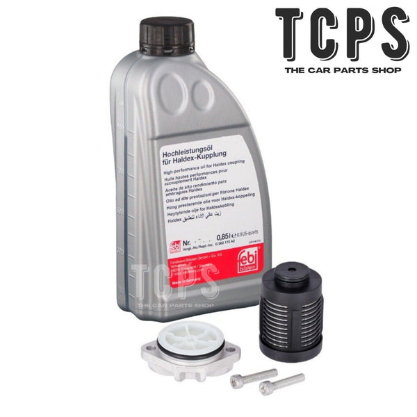 FOR RANGE ROVER EVOQUE TD4 9-SPD FOR HALDEX COUPLING FILTER & OIL SERVICE KIT