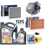 FOR LAND ROVER FREELANDER L359 2.2 TD4 2006+ FULL BOSCH SERVICE KIT 6L SHELL OIL