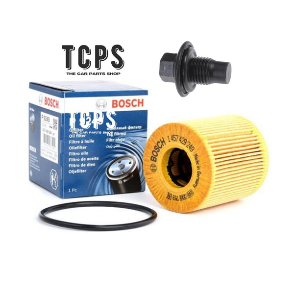 FOR LAND ROVER FREELANDER L359 2.2 TD4 2006+ NEW BOSCH OIL FILTER & SUMP PLUG