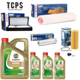 FOR BMW X5 E70 2.0L 2006-2013 COMPLETE BOSCH FILTER SERVICE KIT 8L CASTROL OIL