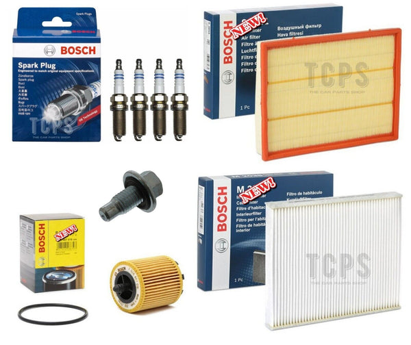 FOR VAUXHALL ZAFIRA B 2.2 PETROL MK2 FULL BOSCH SERVICE FILTER KIT & BOSCH PLUGS
