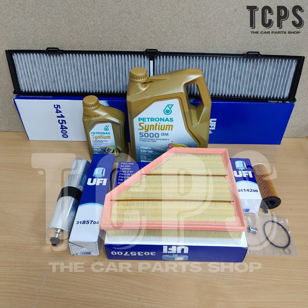 FOR ALPINA D3 COUPE E92 2.0 BITURBO 2008-13 NEW UFI SERVICE PACKAGE KIT 6L OIL